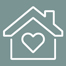 house icon with shield representing security and protection for home three safety tips